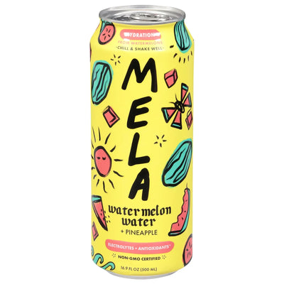 An image displaying Mela Water - Wtrmln Water Pineapple - Case Of 12-16.9 Ounce by Mela Water