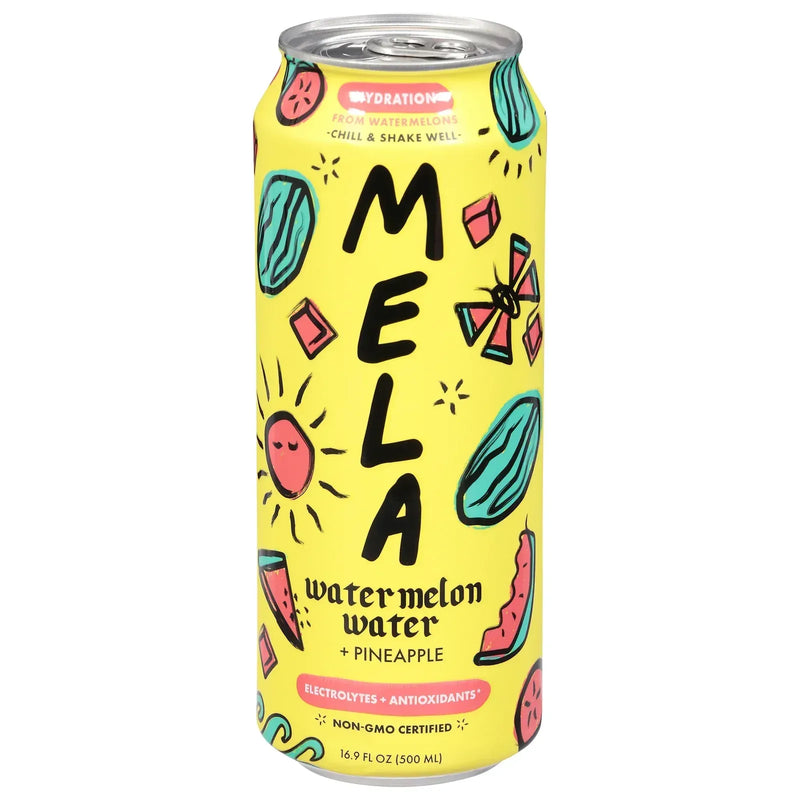 An image displaying Mela Water - Wtrmln Water Pineapple - Case Of 12-16.9 Ounce by Mela Water
