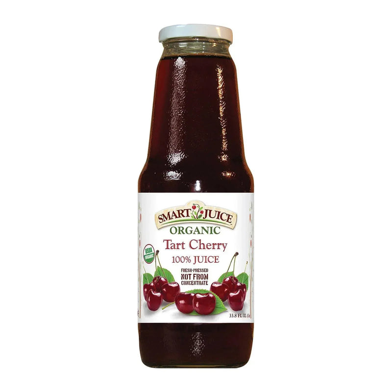 An image displaying Smart Juice Organic Juice - Tart Cherry - Case Of 6 - 33.8 Ounce. by Smart Juice