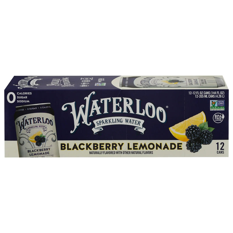 Waterloo - Sprklng Wtr Blkbry Lmnade - Case Of 2-12/12 Ounce