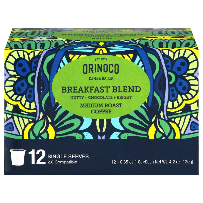 Orinoco Coffee & Tea Ltd - Coff Brkfst Blnd Sngl Srv - Case Of 6-12 Count