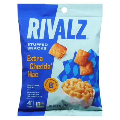 An image displaying Rivalz - Veg Snack Extra Ched Mac - Case Of 10-6 Ounce by Rivalz