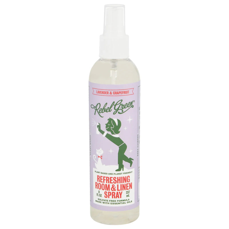 Rebel Green - Rm&linen Spry Lav&grpfrt - Case Of 8-8 Ounce