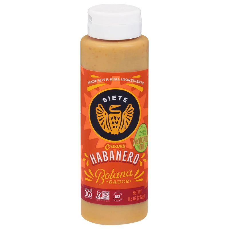 Siete - Sauce Botana Habanero - Cs Of 8-8.5 Fz