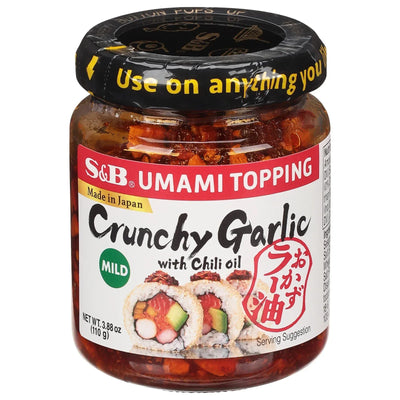 An image displaying S&b - Topping Umami Crnchy Grlc - Case Of 6-3.88 Ounce by S&b