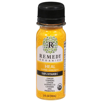 An image displaying Remedy Organics - Shot Organic Heal Super Immun - Case Of 24-2 Ounce by Remedy Organics