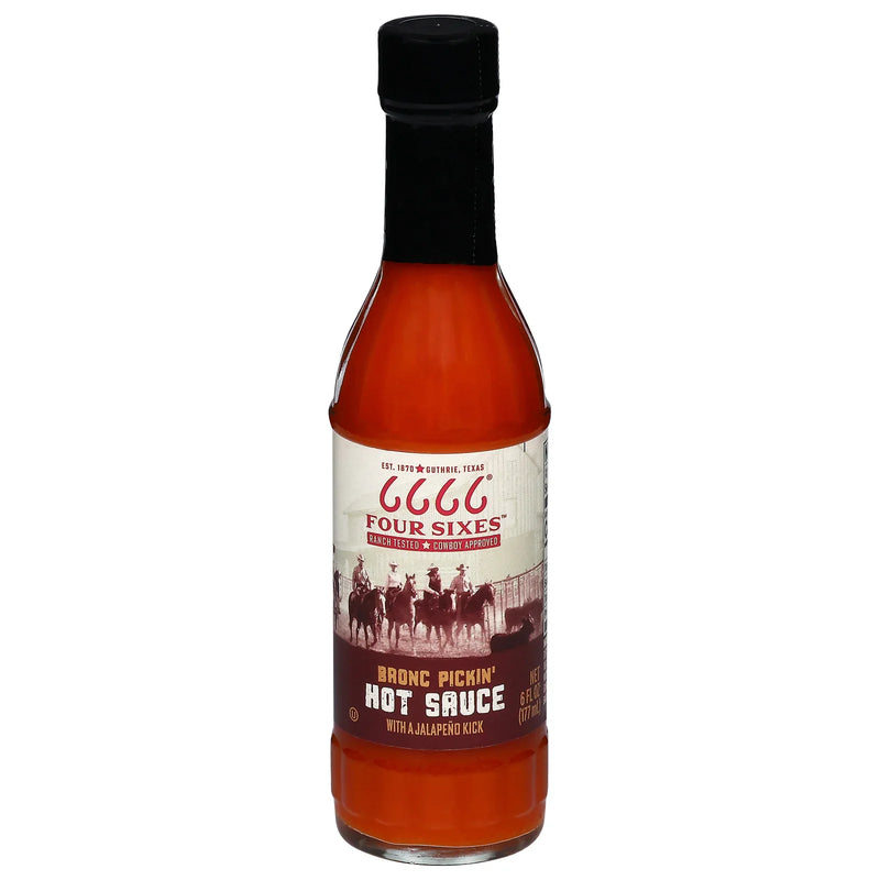 Four Sixes - Hot Sauce Bronc Pickin - Cs Of 12-6 Fz