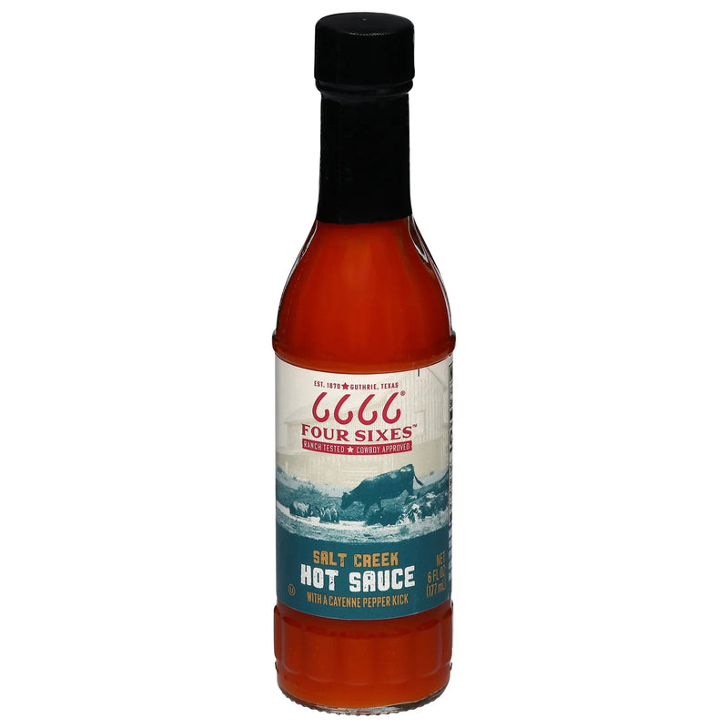 Four Sixes - Hot Sauce Salt Creek - Cs Of 12-6 Fz