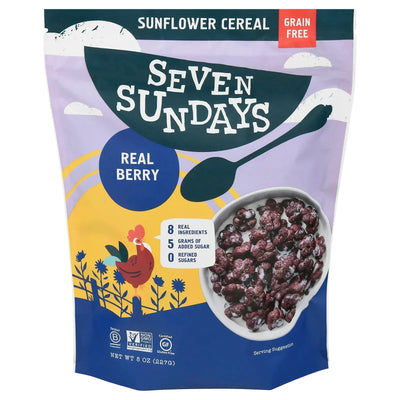 An image displaying Seven Sundays - Cereal Grain Free Berry - Case Of 6-8 Ounce by Seven Sundays