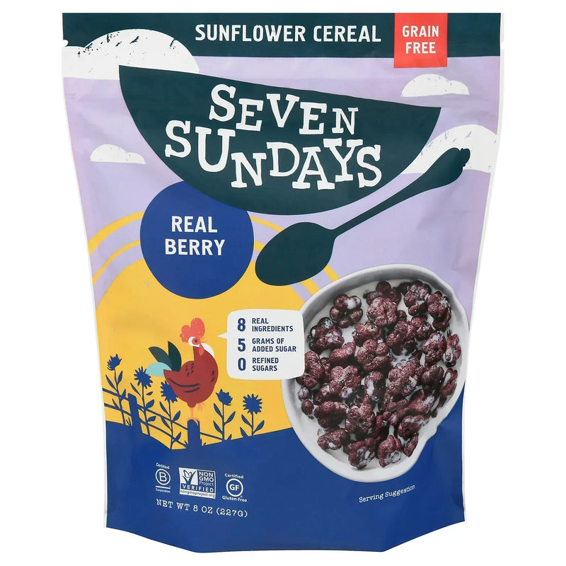 An image displaying Seven Sundays - Cereal Grain Free Berry - Case Of 6-8 Ounce by Seven Sundays