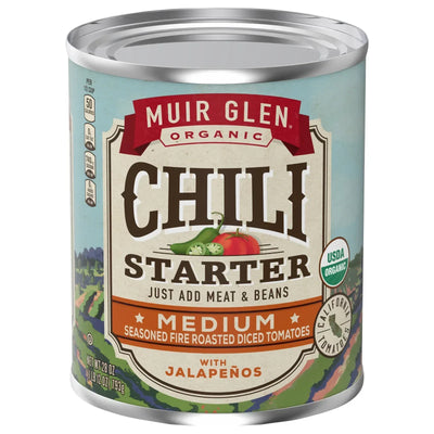 An image displaying Muir Glen - Chli Strt Organic Med Rst Tom - Case Of 12-28 Ounce by Muir Glen