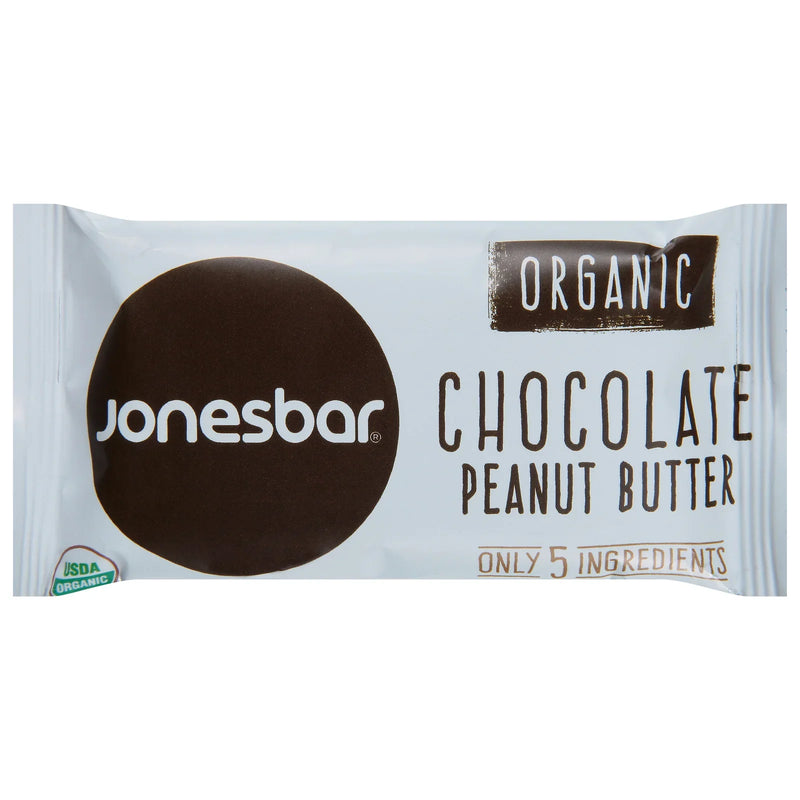 Jonesbar - Bar Organic Chocolate Pbtr - Case Of 12-1.7 Ounce