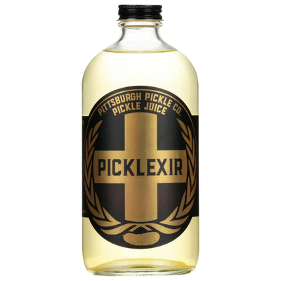 An image displaying Pittsburg Pickle - Juice Picklixir Pickle - Case Of 12-16 Ounce by Pittsburg Pickle