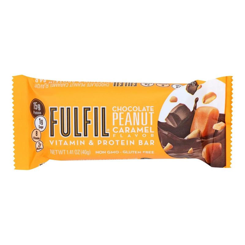 Fulfil - Protein Bar Chocolate Peanut Caramel - Case Of 12-1.41 Ounce