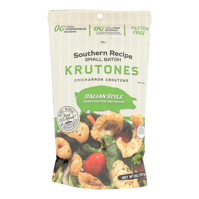 An image displaying Southern Recipe Small Batch - Pork Rind Crtn Itl Herb - Case Of 6-2 Ounce by Southern Recipe Small Batch