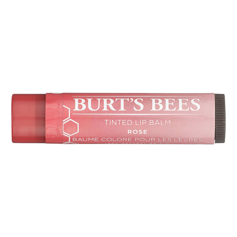 Burts Bees - Lip Balm - Tint - Rose - Case Of 2 - .15 Ounce