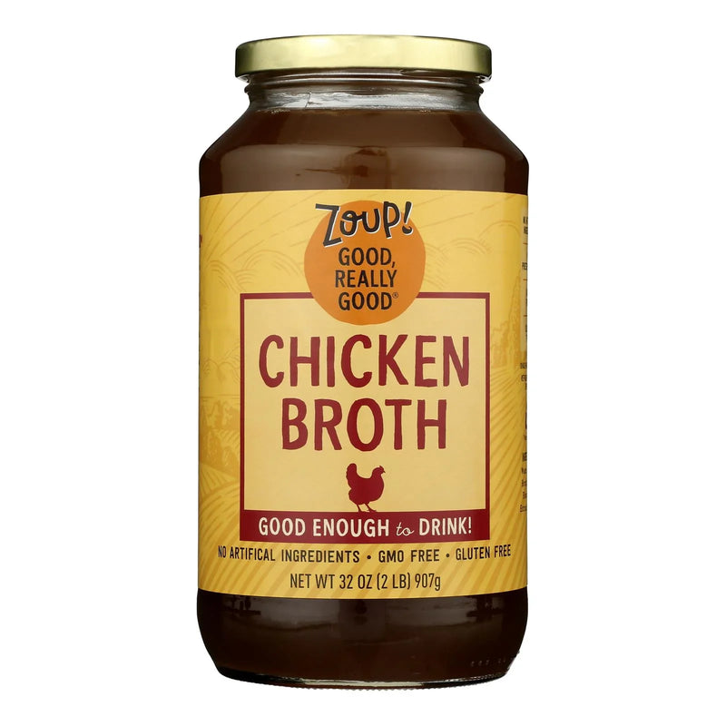 Zoup! Good Really Good - Bone Broth - Chicken - Case Of 6 - 31 Ounce.
