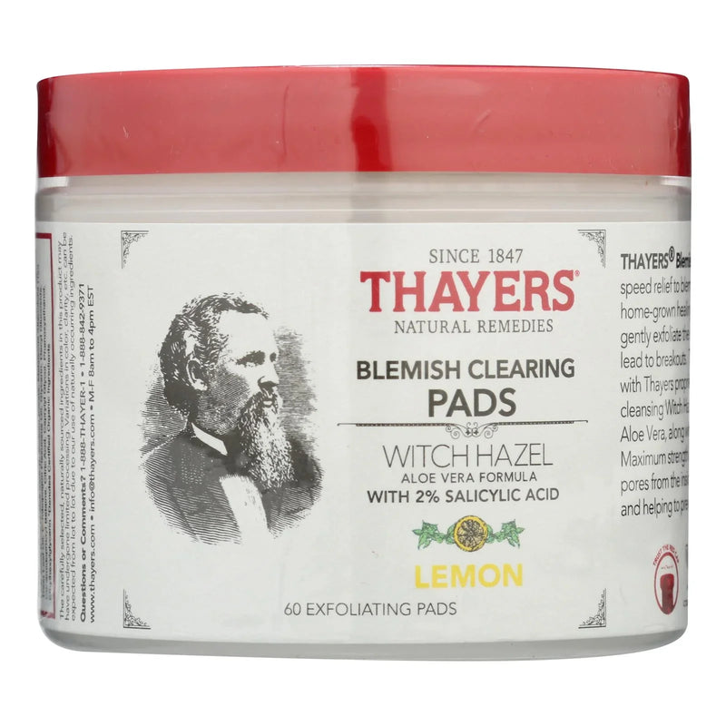 Thayers - Pads Blemish Clearing - 60 Count
