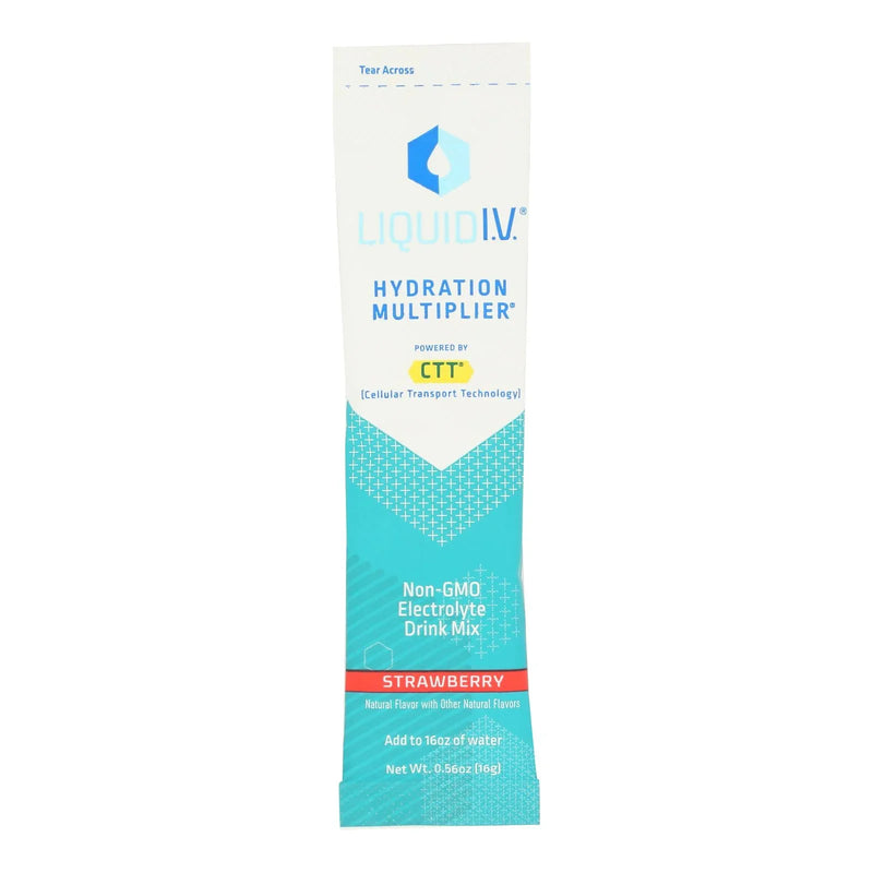 Liquid I.v. - Drnk Mx Strawberry Sngl - Case Of 8-.56 Ounce