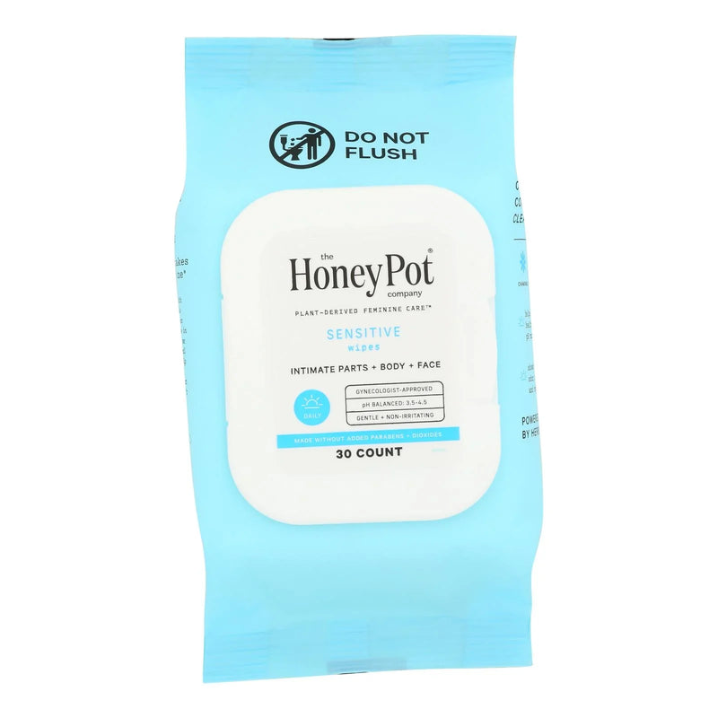 The Honey Pot - Wipes Intimate Sensitive - 30 Count