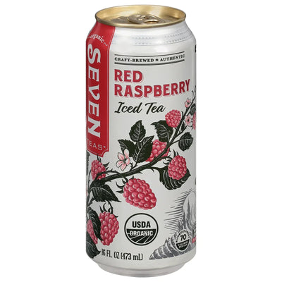 An image displaying Seven Teas - Tea Organic Rojo Raspberry - Case Of 12-16 Ounce by Seven Teas
