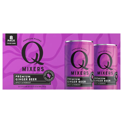 An image displaying Q Drinks - Ginger Beer 8 Pack - Case Of 3-8/7.5 Ounce by Q Drinks