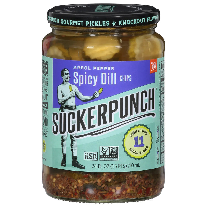 Suckerpunch - Pckl Chp Arbol Ppr Spcy - Cs Of 6-24 Fz
