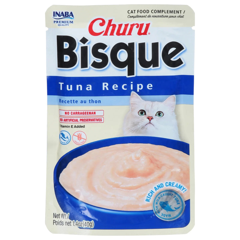 Inaba - Cat Churu Tuna Bisque - Case Of 12-1.4 Ounce