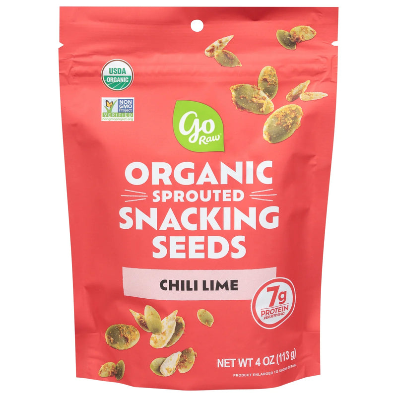 Go Raw - Snack Seed Organic Chili Lime - Case Of 6-4 Ounce