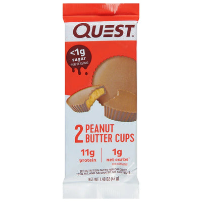 An image displaying Quest - Peanut Butter Cups - Case Of 12-1.48 Ounce by Quest