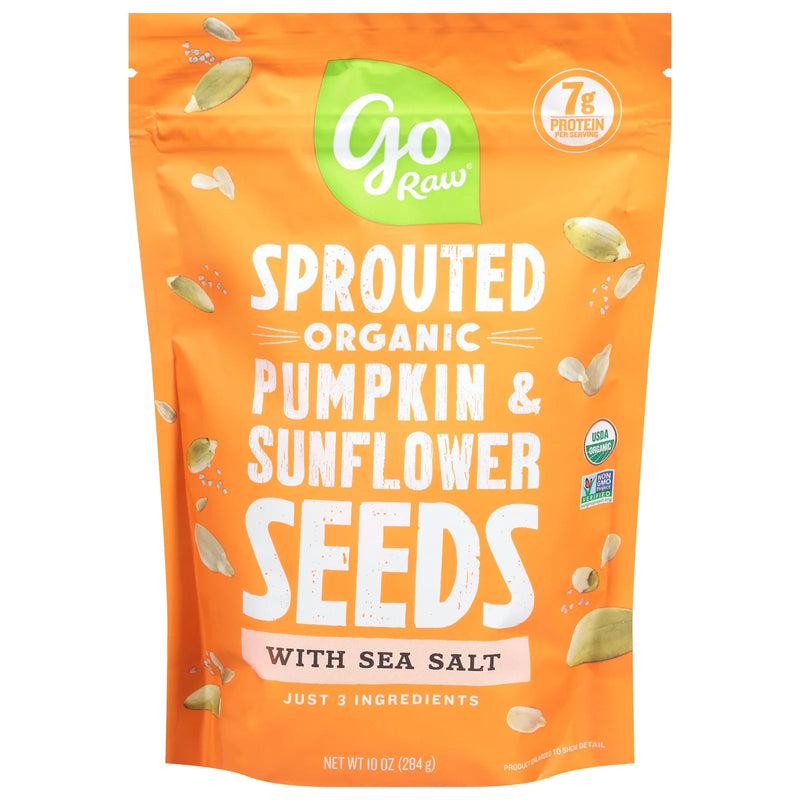 Go Raw - Sd Organic Pumpkn Snflwr Sslt - Case Of 6-10 Ounce