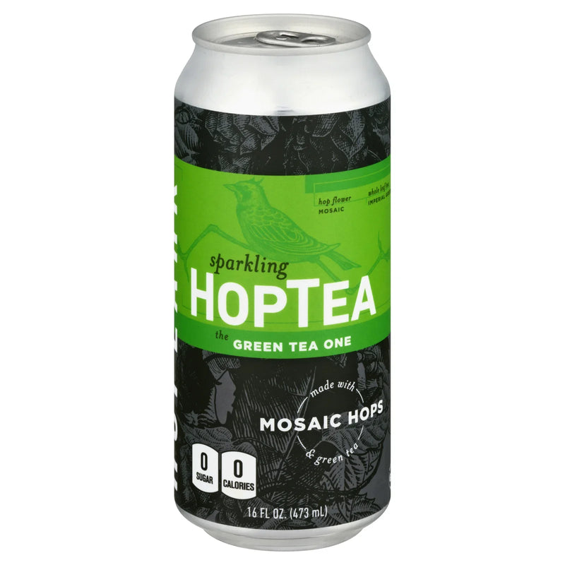 Hoplark Hoptea - Tea Sprklng Green Tea One - Case Of 12-16 Ounce