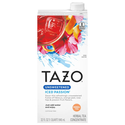 An image displaying Tazo Tea - Tea Unswt Passion Conc Ic - Case Of 6-32 Ounce by Tazo Tea