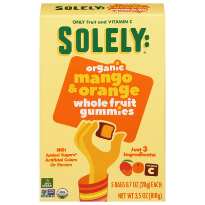 An image displaying Solely - Drd Frt Og2 Mango&orange - Cs Of 8-3.5 Oz by Solely