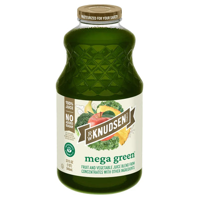 An image displaying Rw Knudsen Family - Juice Mega Green - Case Of 6-32 Ounce by Rw Knudsen Family