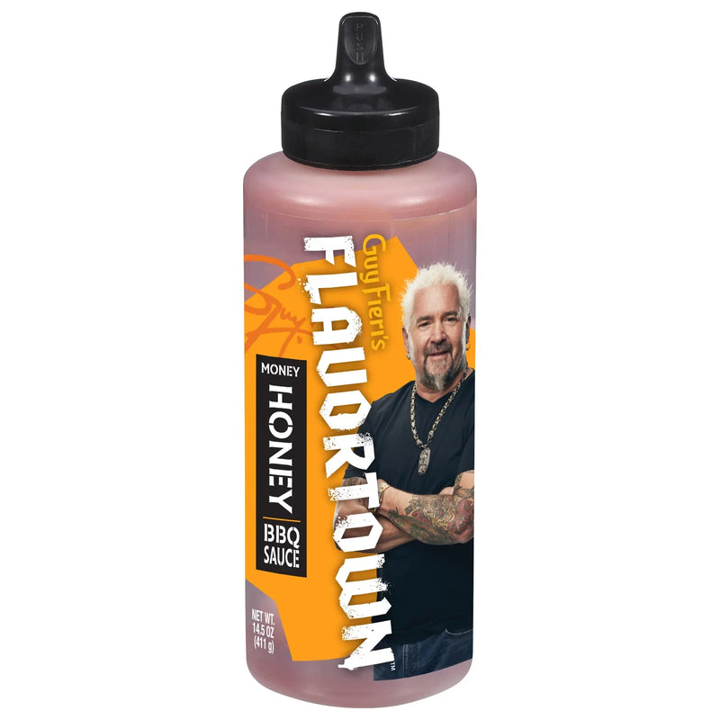 Flavortown - Sauce Honey Bbq - Case Of 6-14.5 Ounce