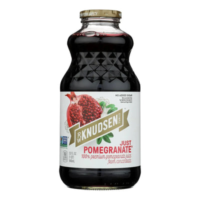 An image displaying R.w. Knudsen - Juice - Just Pomegranate - Case Of 6 - 32 Ounce by R.w. Knudsen