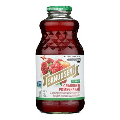 An image displaying R.w. Knudsen - Organic Juice - Cranberry Pomegranate - Case Of 6 - 32 Ounce by R.w. Knudsen
