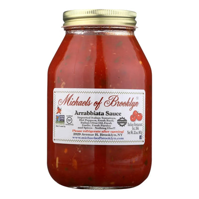 An image displaying Michaels Of Brooklyn Arrabbiata Sauce - Case Of 6 - 32 Ounce by Michael's Of Brooklyn
