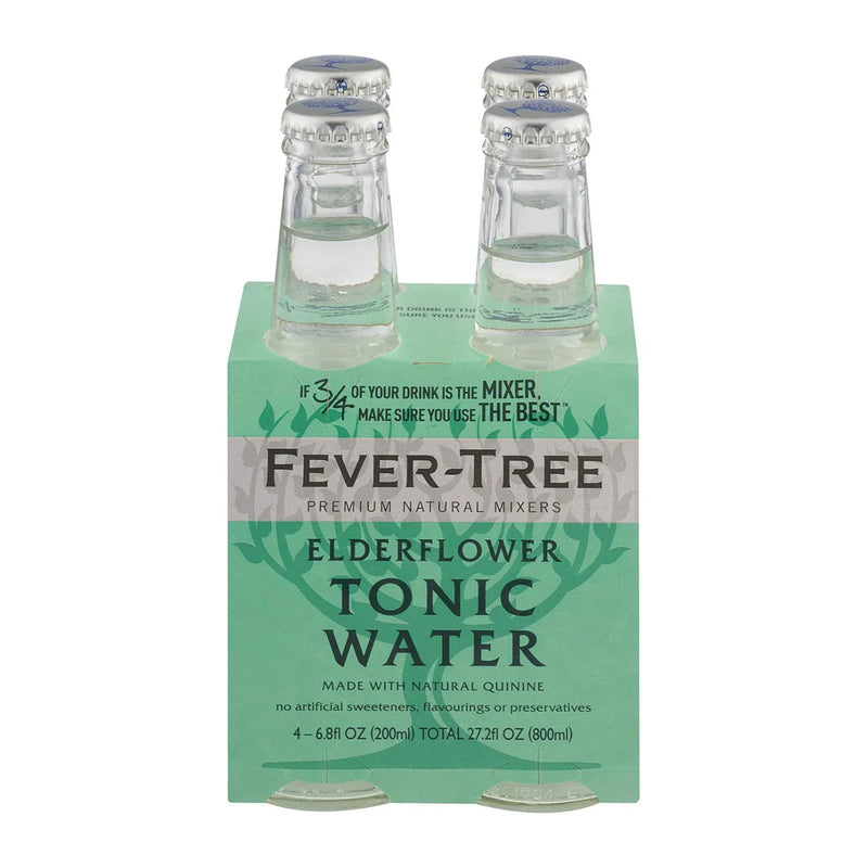 Fever - Tree Elderflower Tonic Water - Tonic Water - Case Of 6 - 6.8 Fl Oz.