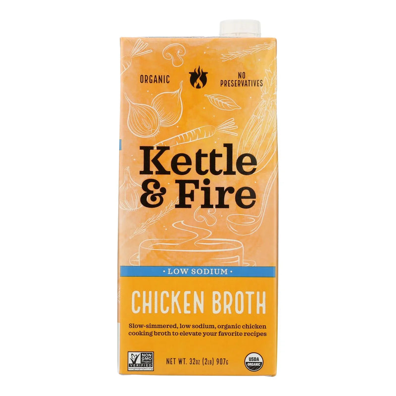 Kettle And Fire - Broth Og2 Chkn Low Sodium - Cs Of 8-32 Oz