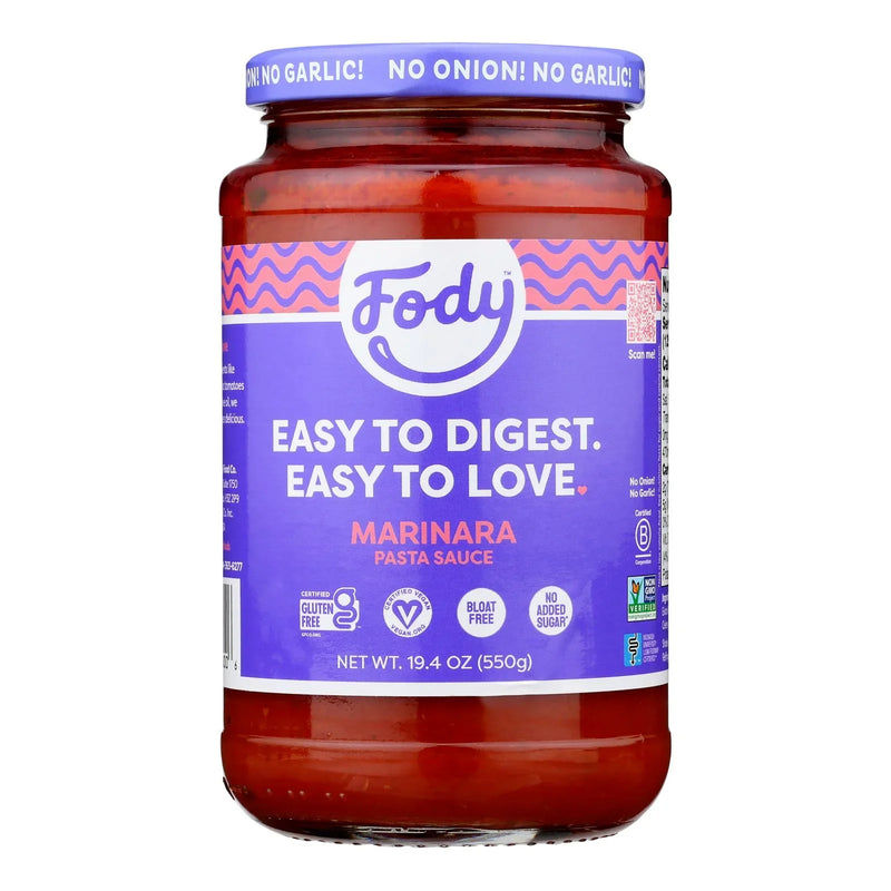 Fody Food Co. Pasta Sauce - Case Of 6 - 19.4 Ounce