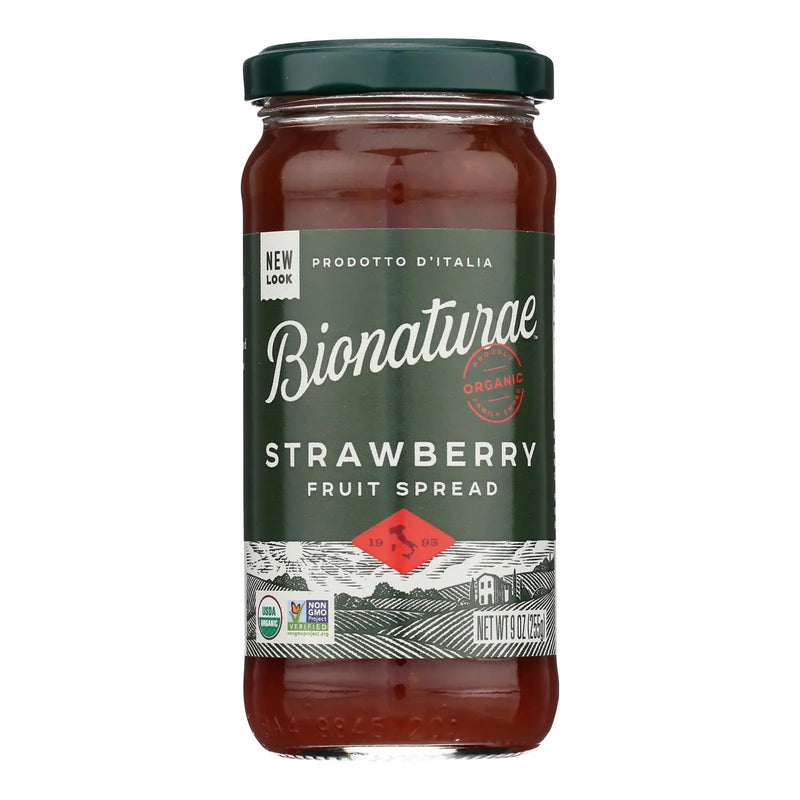 Bionaturae Fruit Spread - Organic - Strawberry - 9 Ounce - Case Of 12