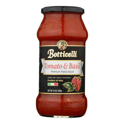 An image displaying Botticelli - Sauce Homemade Tom&basil - Case Of 6-24 Ounce by Botticelli®