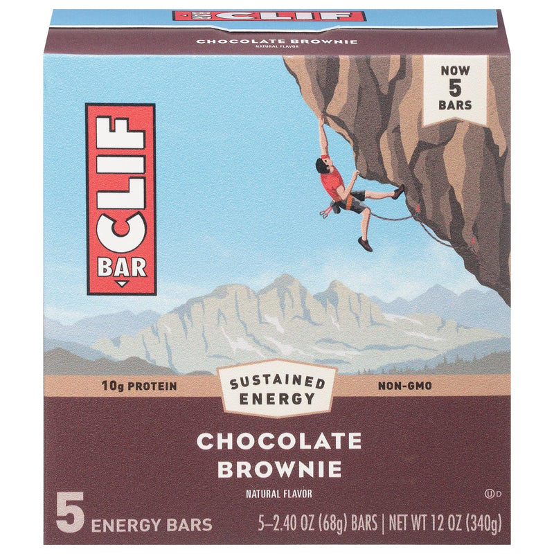 Clif Bar - Enrgy Br Og3 Choc Brownie - Case Of 6-5/2.4 Ounce