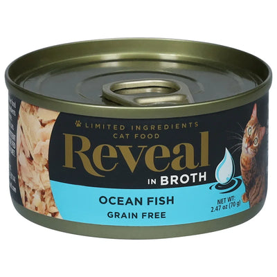An image displaying Reveal - Cat Gf Ocean Fish Can - Case Of 24-2.47 Ounce by Reveal