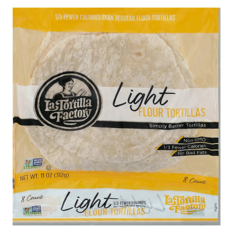 La Tortilla Factory - Tort Flour Light 8ct - Case Of 10-11 Ounce
