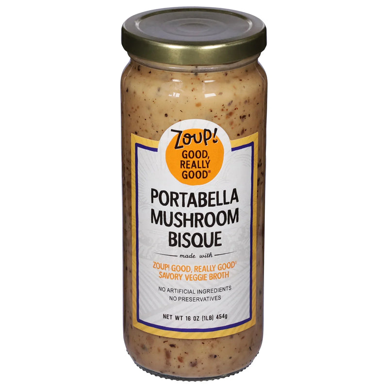 Zoup! Good Really Good - Soup Prtbla Mushrm Bisque - Case Of 6-16 Ounce