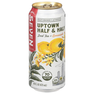 An image displaying Seven Teas - Tea Organic Half&half Tea Lem - Case Of 12-16 Ounce by Seven Teas