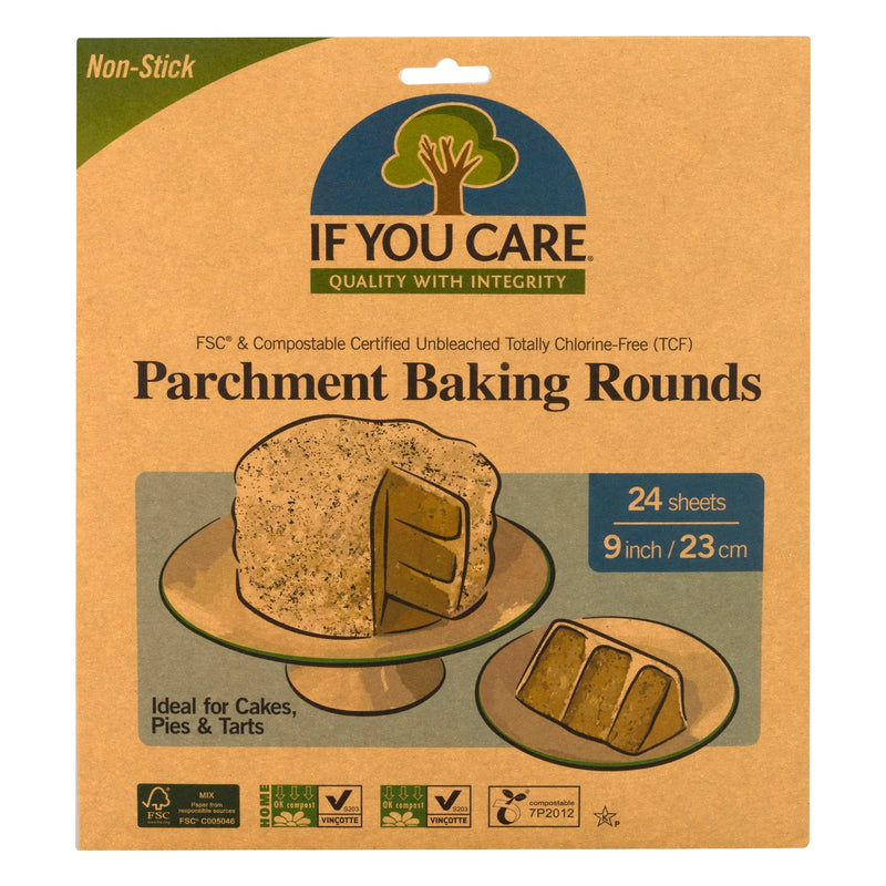 If You Care - Prchmnt Bkng Round Unblch - Case Of 20-24 Count